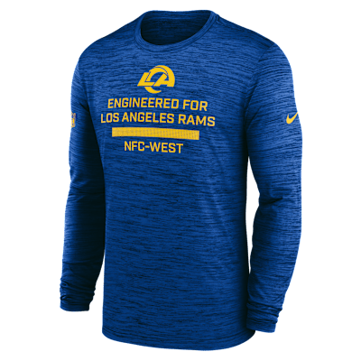 Los Angeles Rams Sideline Team Issue Velocity Men's Nike Dri